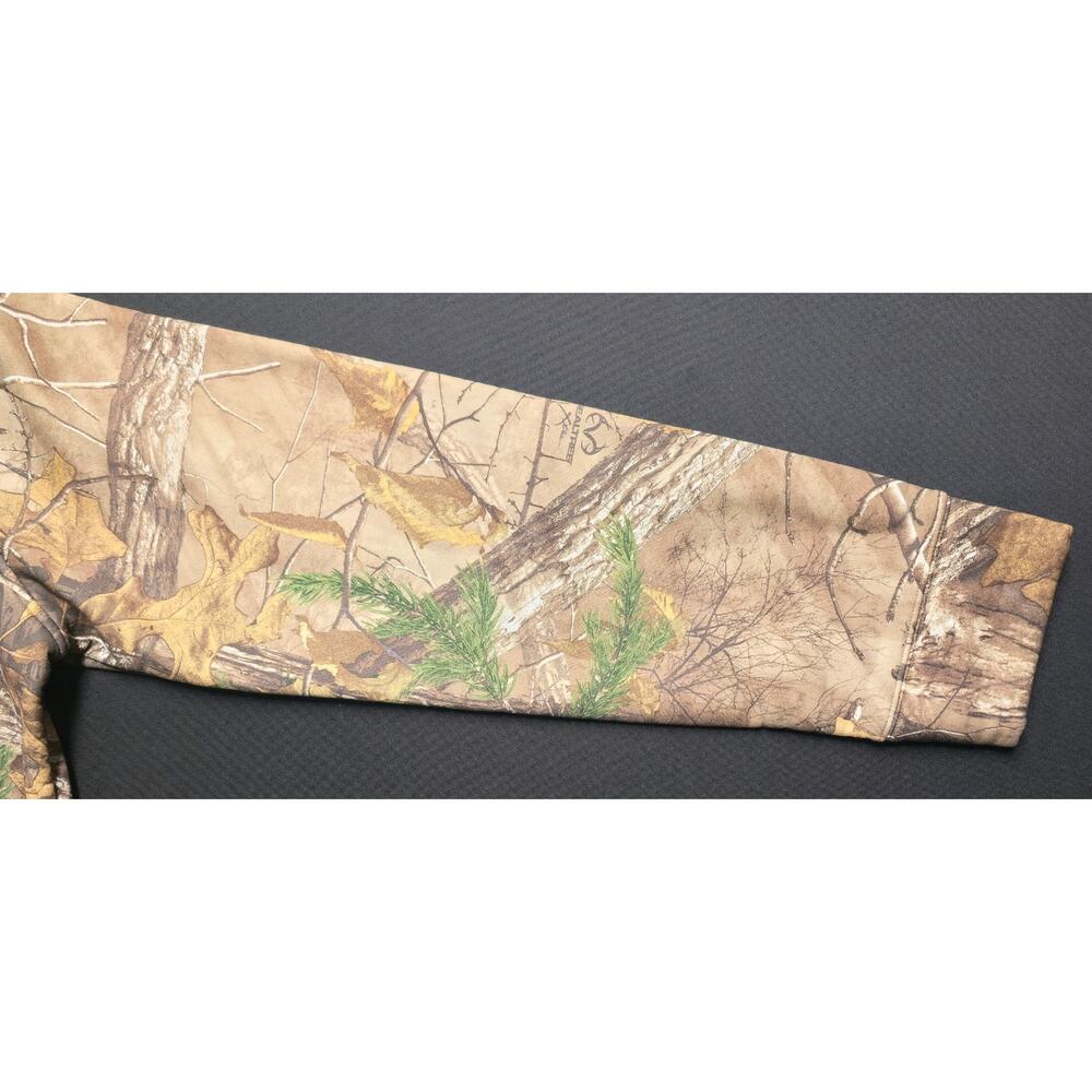 Under Armour Women's Realtree Camo Hoodie Pink Logo Fleece Lined XL Sweatshirt - Picture 6 of 11